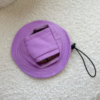 HKM-0363069 Exposed Ears Pet Bucket Hat for Cats and Dogs – Sun Protection in Various Colors