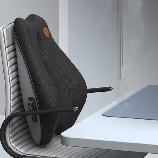 HKM-036307 Electric Vibration Massage Cushion with Memory Foam Support for Office Use