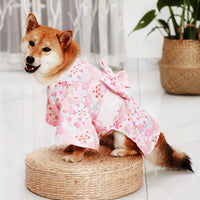 HKM-0363837 Colorful Kimono-Inspired Pet Clothing for Cats ¨C Stylish Four-Legged Attire in Various Sizes