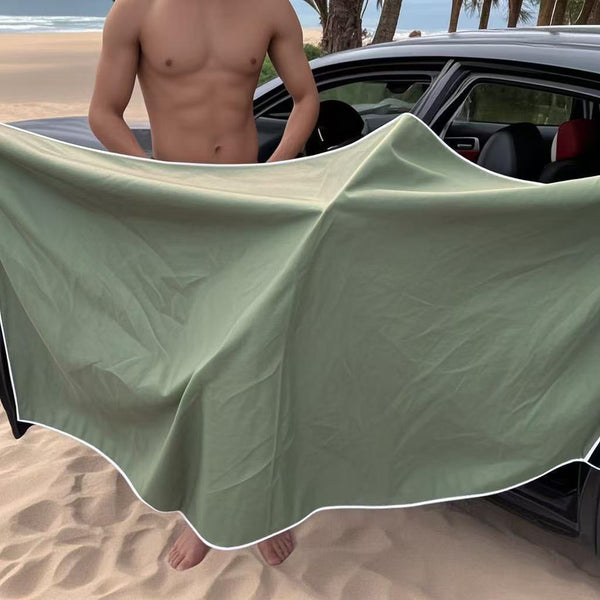 HKM-036435 Quick-Drying Magnetic Super Absorbent Microfiber Outdoor Towel - Multiple Colors Available