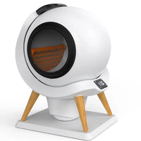 HKM-036627 Smart Automatic Cat Litter Box with WiFi Connectivity and Ultra-quiet Self-Cleaning Feature