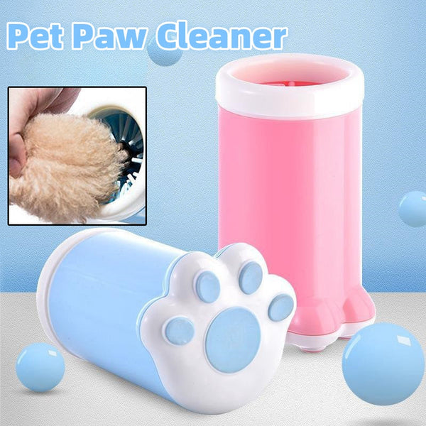 HKM-0367293 Portable Dog and Cat Paw Cleaning Cup - Silicone Foot Washing Tool for Small Pets