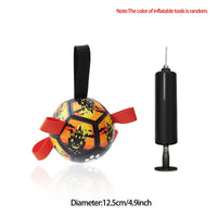 HKM-0368701 Interactive Inflatable Dog Soccer Ball Toy for Large Dogs - Safe & Durable Fetch Training Toy