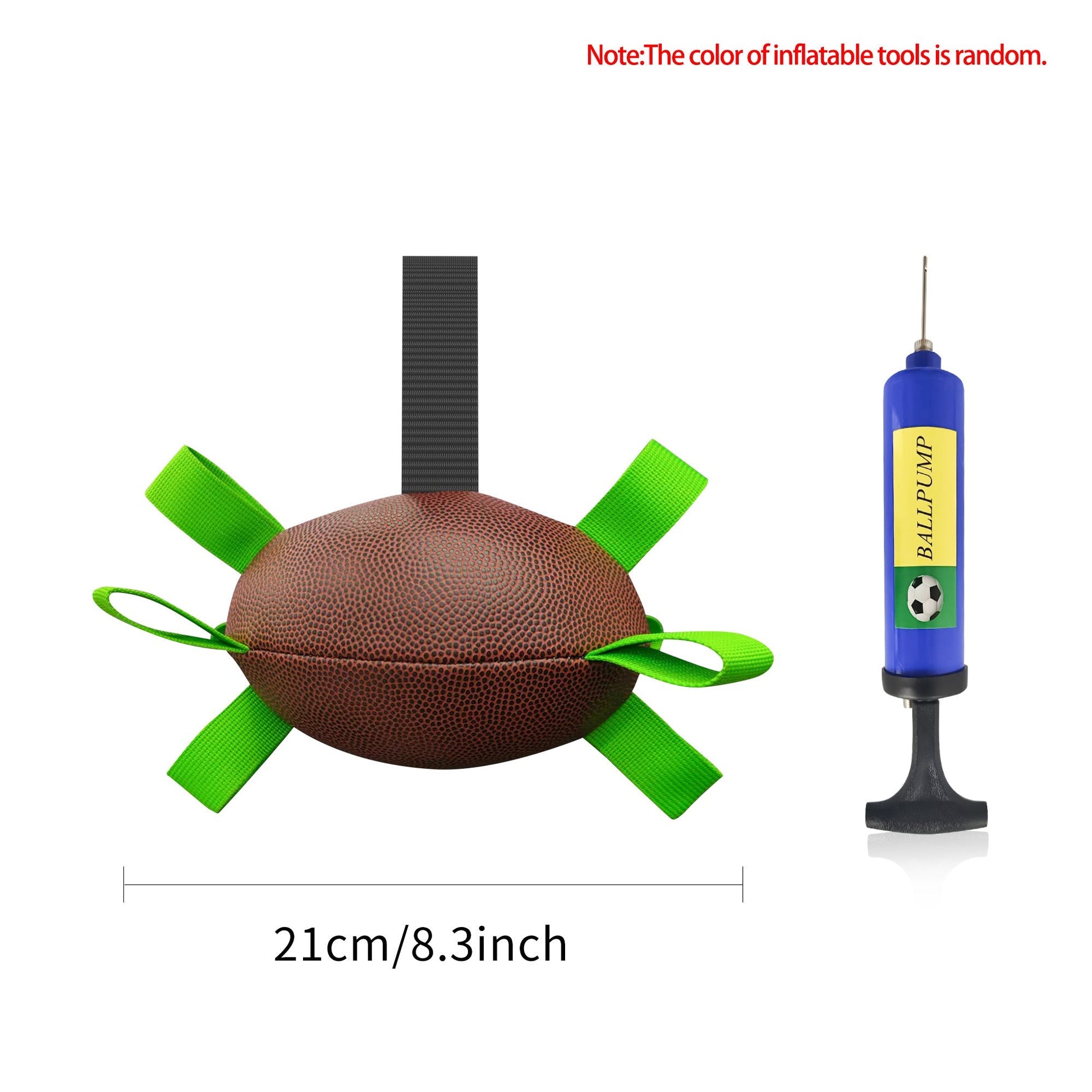 HKM-0368701 Interactive Inflatable Dog Soccer Ball Toy for Large Dogs - Safe & Durable Fetch Training Toy