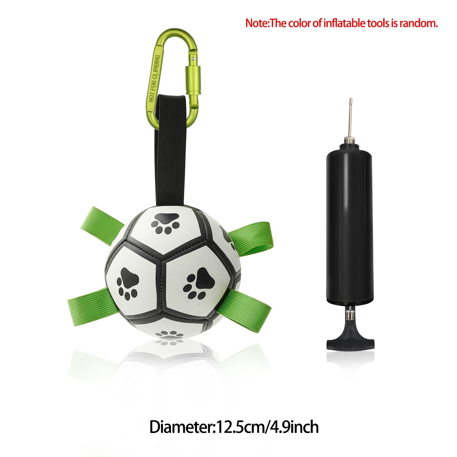 HKM-0368701 Interactive Inflatable Dog Soccer Ball Toy for Large Dogs - Safe & Durable Fetch Training Toy