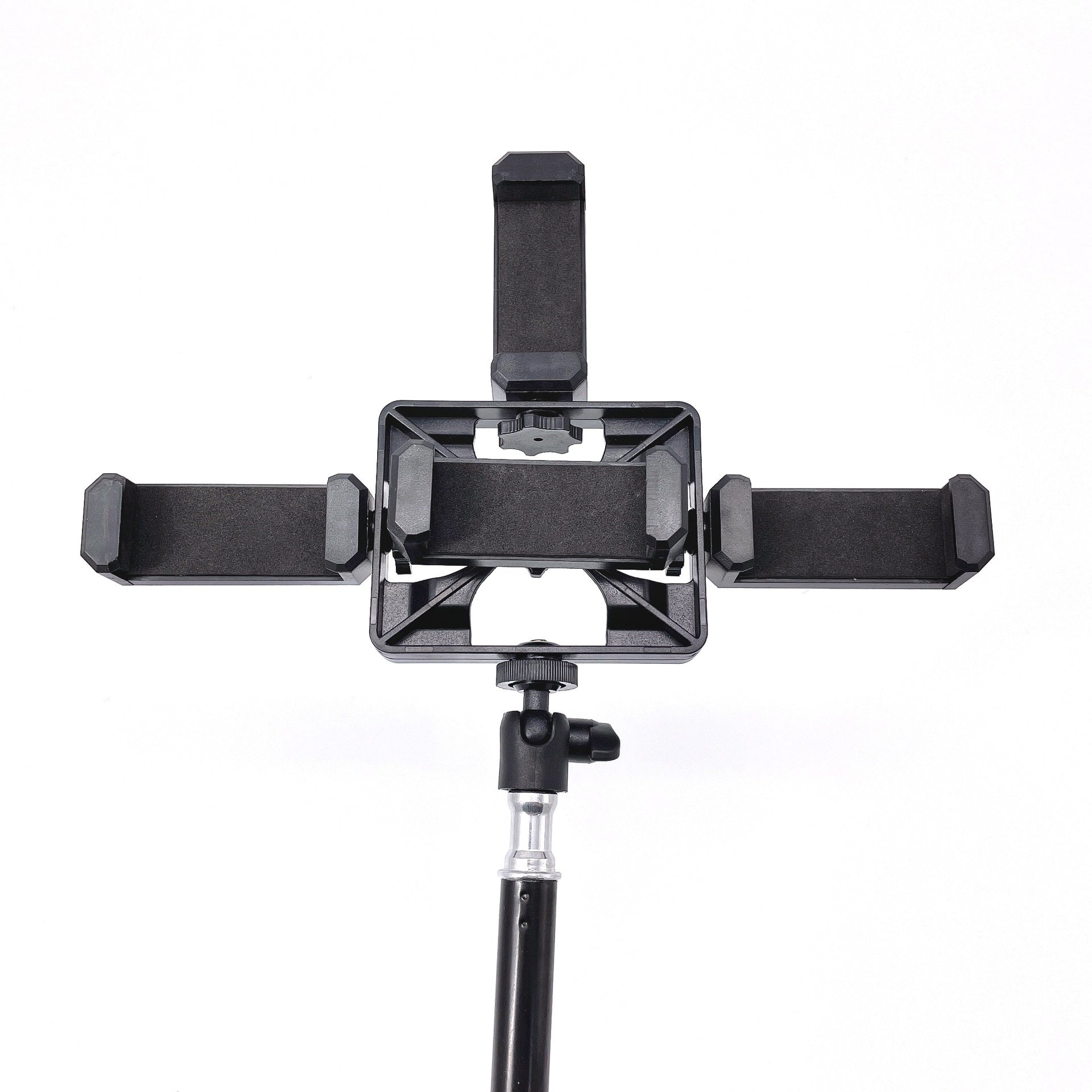 HKM-036883 Adjustable Mobile Phone Tripod with Retractable Height 1.1m to 2.1m for Photography and Vlogging
