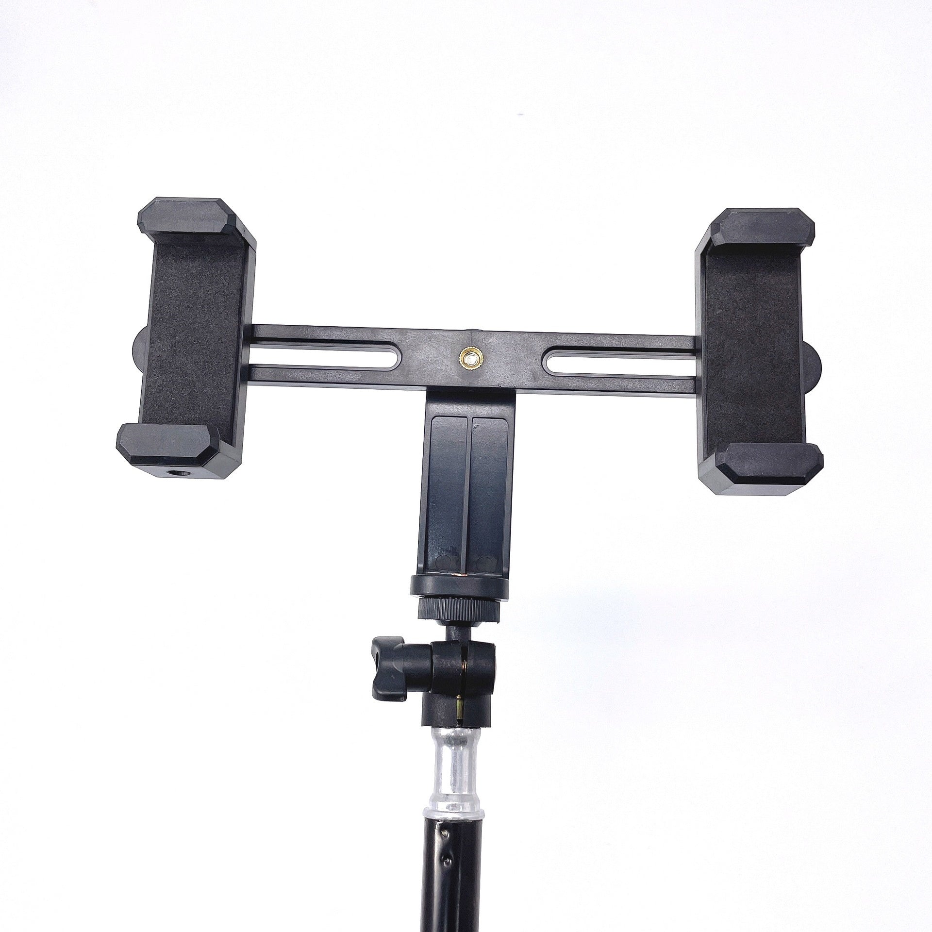 HKM-036883 Adjustable Mobile Phone Tripod with Retractable Height 1.1m to 2.1m for Photography and Vlogging