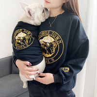 HKM-0369597 Spring and Autumn Dog Sweater for Small Breeds - Embroidered Terry Cotton Clothing in Multiple Colors