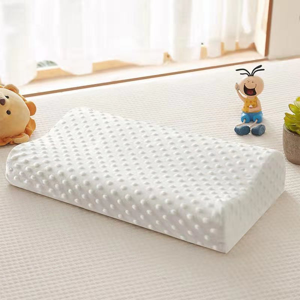 HKM-037139 Cervical Support Latex Pillow with Slow Rebound Memory Foam, 30x50cm, White