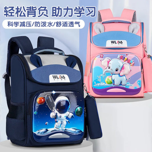 HKM-037139 Dino Animal Children's Waterproof School Backpack for Kids