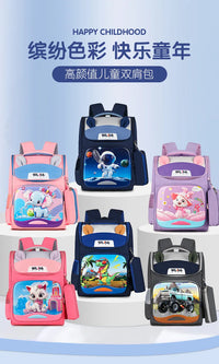 HKM-037139 Dino Animal Children's Waterproof School Backpack for Kids