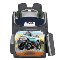 HKM-037139 Dino Animal Children's Waterproof School Backpack for Kids