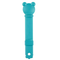 HKM-0372029 Cat Stick Feeder Squeezer with Bear Head Designs - Durable Plastic for Cats