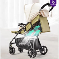 HKM-037203 Lightweight 360-Degree Foldable Stroller for Newborns and Kids, Compact Travel System