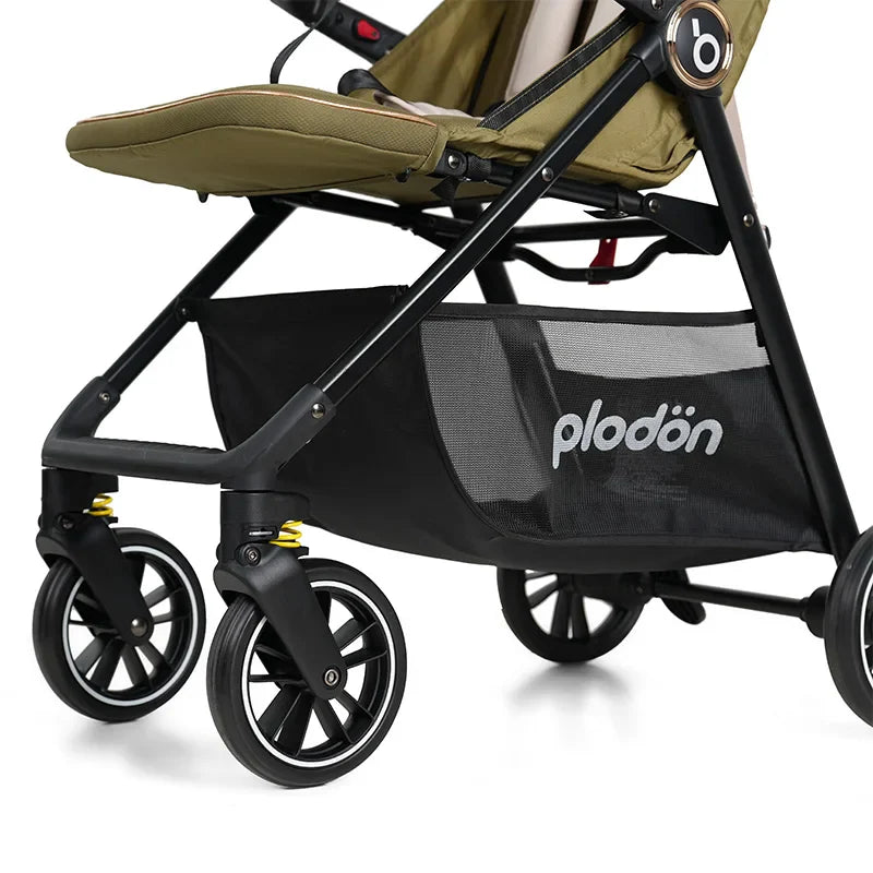 HKM-037203 Lightweight 360-Degree Foldable Stroller for Newborns and Kids, Compact Travel System