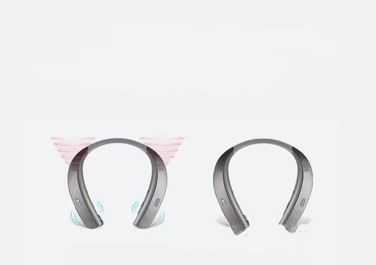 HKM-037203 Neck-Mounted Bluetooth Headset with Stereo Sound, Voice Control & Multi-Point Connectivity
