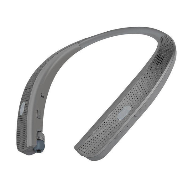 HKM-037203 Neck-Mounted Bluetooth Headset with Stereo Sound, Voice Control & Multi-Point Connectivity