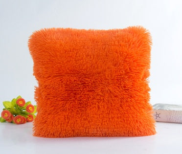 HKM-037395 Plush Sea Lion Cashmere Pillowcase in Candy Colors
