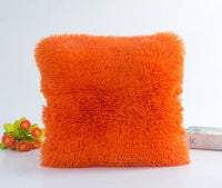 HKM-037395 Plush Sea Lion Cashmere Pillowcase in Candy Colors