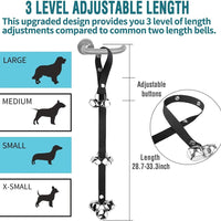 HKM-0374461 Adjustable Premium Dog Doorbell for Easy Potty Training - Durable Metal Bells for Enhanced Communication