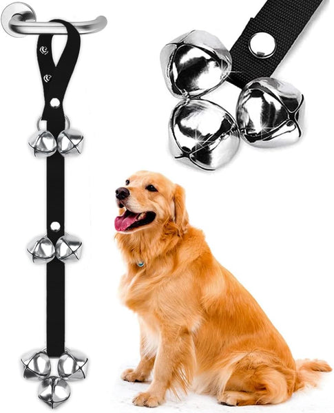 HKM-0374461 Adjustable Premium Dog Doorbell for Easy Potty Training - Durable Metal Bells for Enhanced Communication