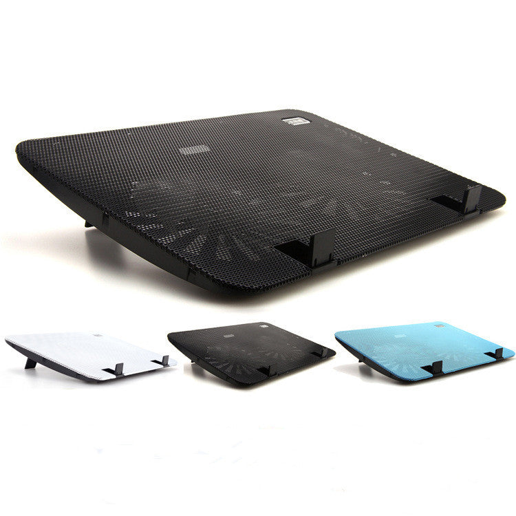HKM-037523 15.6-Inch Laptop Cooling Pad with Dual Fans, ABS Material, Low Noise Operation