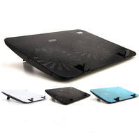 HKM-037523 15.6-Inch Laptop Cooling Pad with Dual Fans, ABS Material, Low Noise Operation