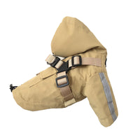 HKM-0375357 Reflective PU Pet Raincoat with Chest and Back Protection - Multiple Sizes Available