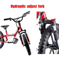HKM-037587 16-Inch Electric Scooter for Kids - Self-Balancing Mini Bike with Disc Brake and 200W Motor