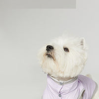 HKM-0376637 Ultra-thin Waterproof Dog Vest Raincoat - Casual Wind Shield for Pets in Purple, Yellow, and Blue