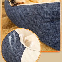 HKM-0377021 Four Seasons Universal Dog Bed - Removable and Washable with High Backrest, Multiple Sizes Available