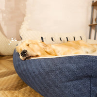 HKM-0377021 Four Seasons Universal Dog Bed - Removable and Washable with High Backrest, Multiple Sizes Available
