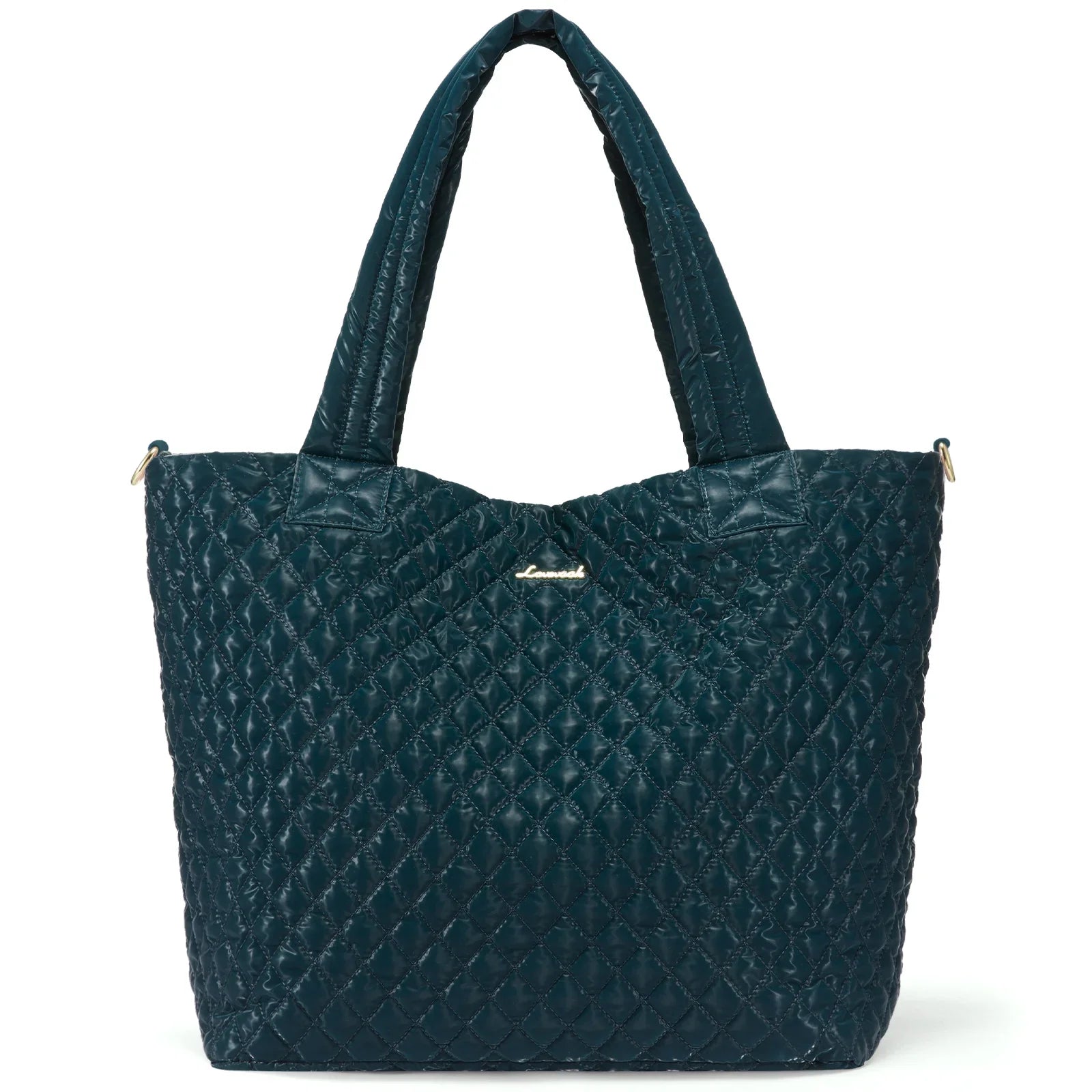 HKM-037715 Lightweight 50L Quilted Tote Bag for Women - Stylish Puffer Shoulder Handbag for Travel & Weekend Use