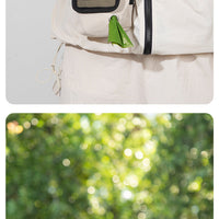 HKM-0379197 Portable Nylon Pet Snack Bag for Outdoor Training – Available in Cow's Milk Brown, Buckwheat Gray, and Olive Green
