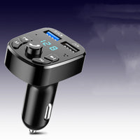 HKM-038035 Bluetooth 5.0 FM Transmitter & Hands-Free MP3 Player with Charger and Noise Reduction Function