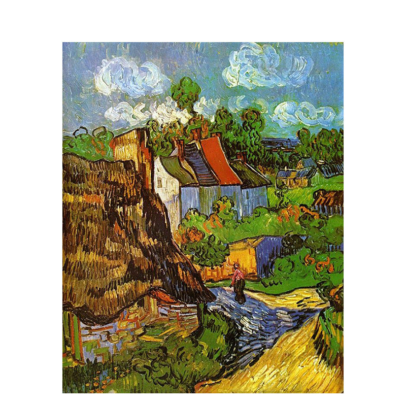 HKM-038163 Digital Oil Painting on Linen – Frameless Landscape Artwork 40x50CM