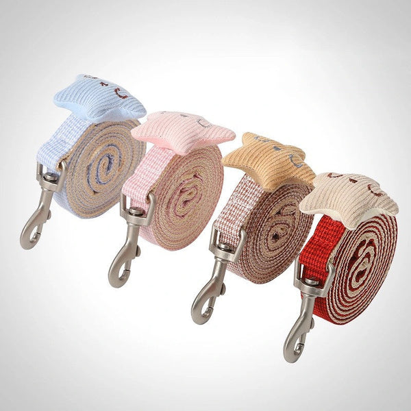 HKM-0382013 Houndstooth Nylon Dog Leash - Available in Multiple Colors and Sizes