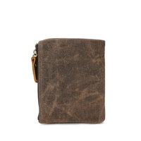 HKM-038227 Handmade Waterproof Canvas Wallet for Men - Retro Clutch Purse