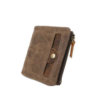 HKM-038227 Handmade Waterproof Canvas Wallet for Men - Retro Clutch Purse