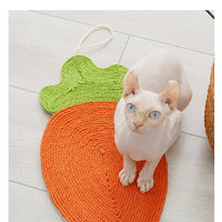 HKM-0382909 Watermelon & Carrot Cat Scratch Pad - Sisal Claw Board for Furniture Protection