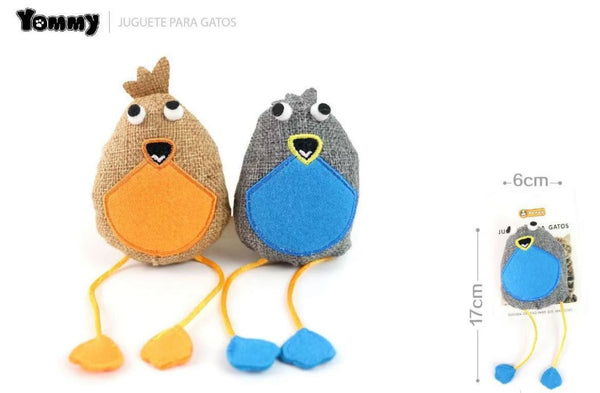 HKM-0383549 Linen Bird Doll - Handcrafted Decorative Toy for Kids and Nurseries