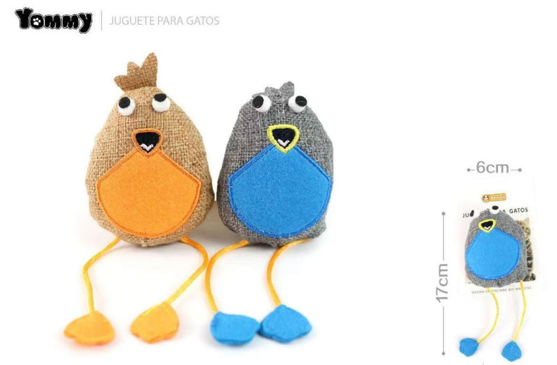 HKM-0383549 Linen Bird Doll - Handcrafted Decorative Toy for Kids and Nurseries