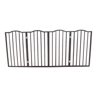 HKM-0384317 Folding Wooden Pet Gate for Doorways and Stairs - Stylish and Easy to Store