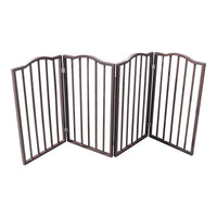 HKM-0384317 Folding Wooden Pet Gate for Doorways and Stairs - Stylish and Easy to Store
