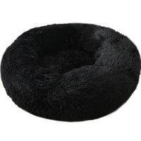 HKM-0386749 Plush Round Pet Bed for Comfort and Support - Soft, Thick, and Cozy Design