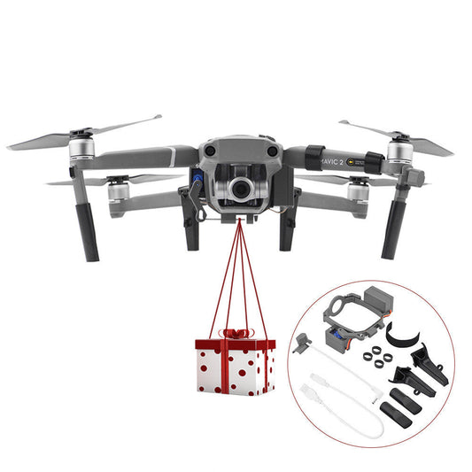 HKM-038675 DJI Mavic 2 Pro/Zoom Compatible Drone Airdrop Accessories with USB Charging and Quick Release