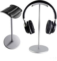 HKM-038675 Helmet Holder Stand in Grey Aluminum Alloy - Space-Saving Design, 11 Inches Tall