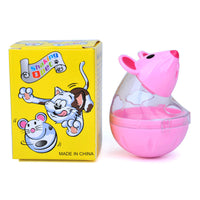 HKM-0388669 Beige and Pink Automatic Food Leakage Pet Toy – 7x5cm ABS Material