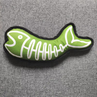 HKM-0390077 Dinosaur and Fishbone Plush Toy for Cats - Durable, Long-Lasting Fun