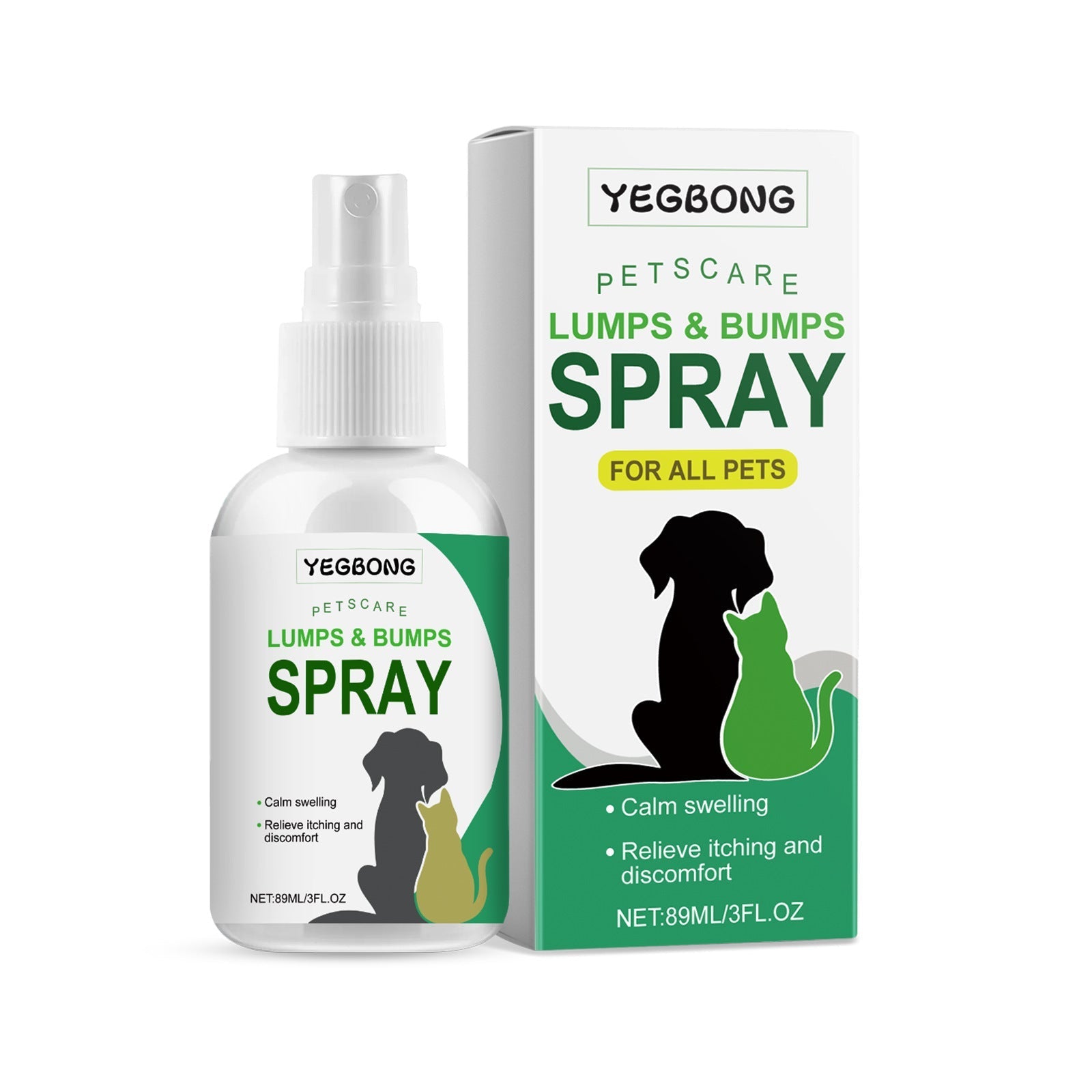 HKM-0390333 Soothing Skin Relief Pet Care Spray for Cats and Dogs - 89ml